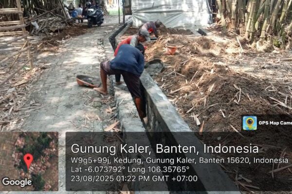 Proyek SPAL di Desa Cipaeh, Gunung Kaler Disambut Hangat: Bukti Nyata Sinergi dan Asa Warga yang Terkabul