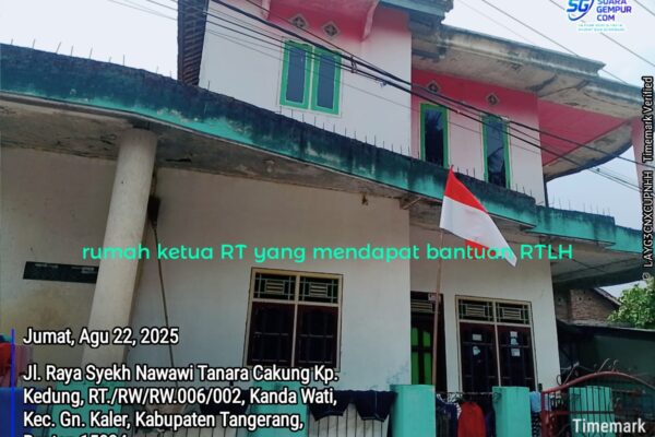 Bedah Rumah di Kecamatan Gunung Kaler Diduga Salah Sasaran, Istri Ketua RT Jadi Penerima Bantuan