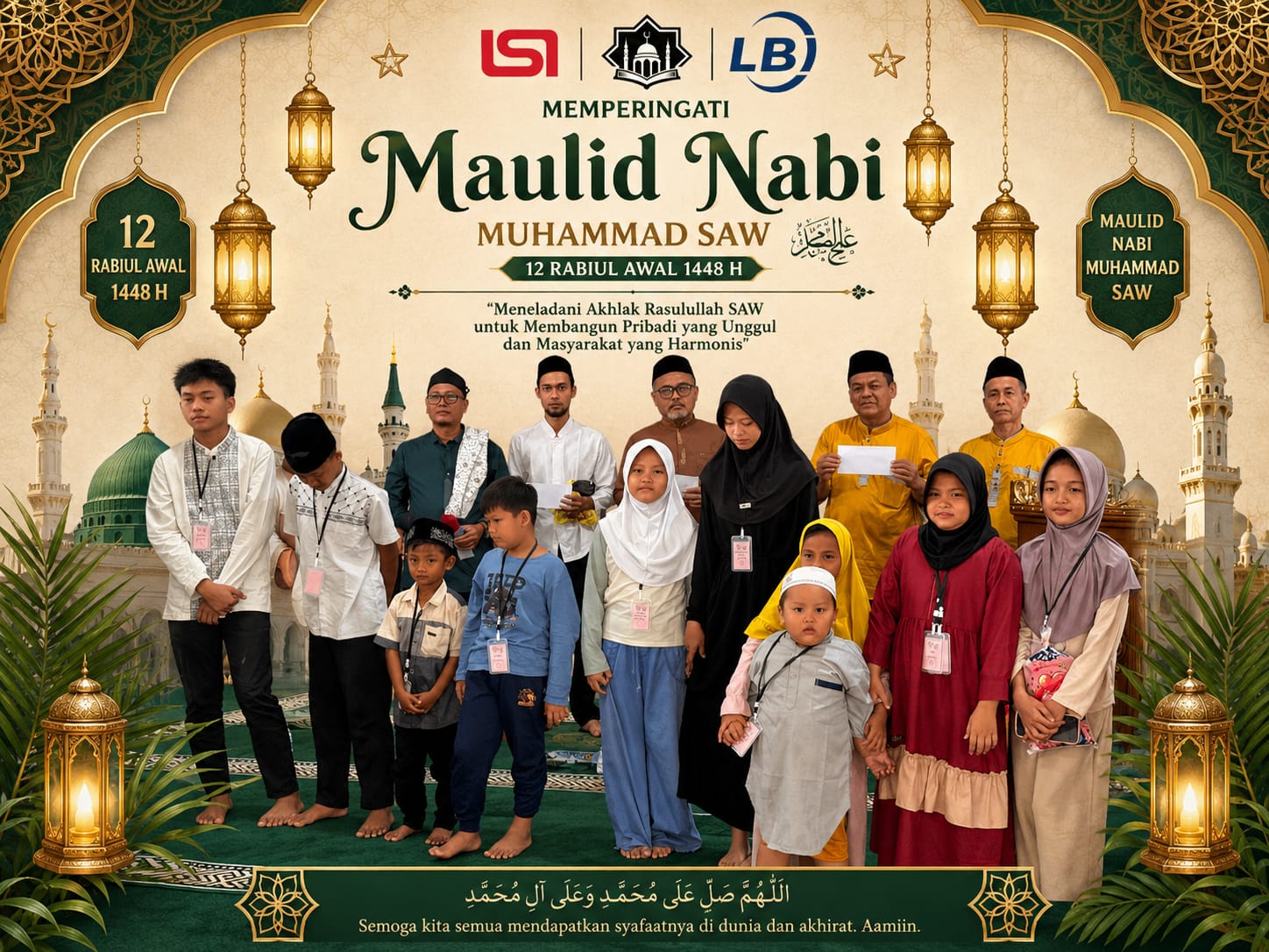 PT. LAUTAN STEEL INDONESIA Melaksanakan Kegiatan Hari Besar Islam Maulid Nabi Muhammad SAW dan Santunan Anak Yatim