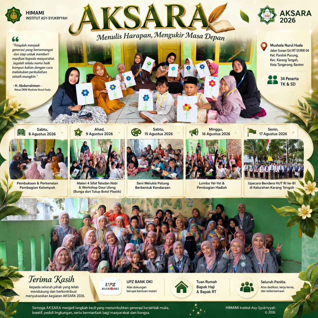 AKSARA: Menulis Harapan, Mengukir Masa Depan