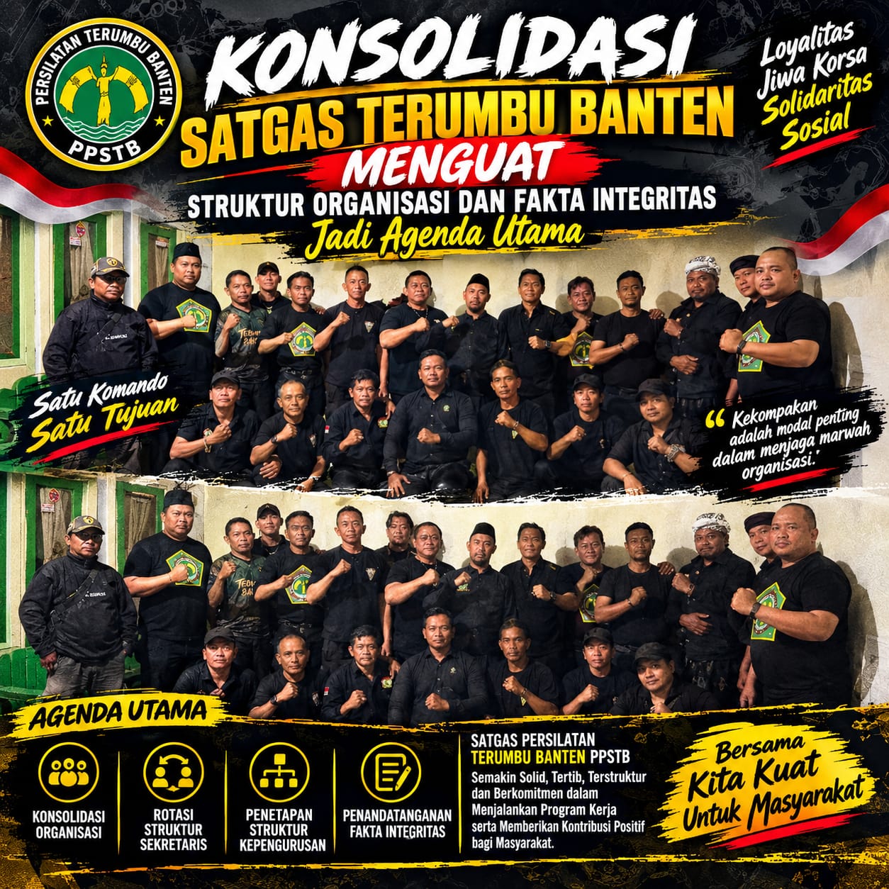 Konsolidasi Satgas Terumbu Banten Menguat, Struktur Organisasi dan Fakta Integritas Jadi Fokus Utama