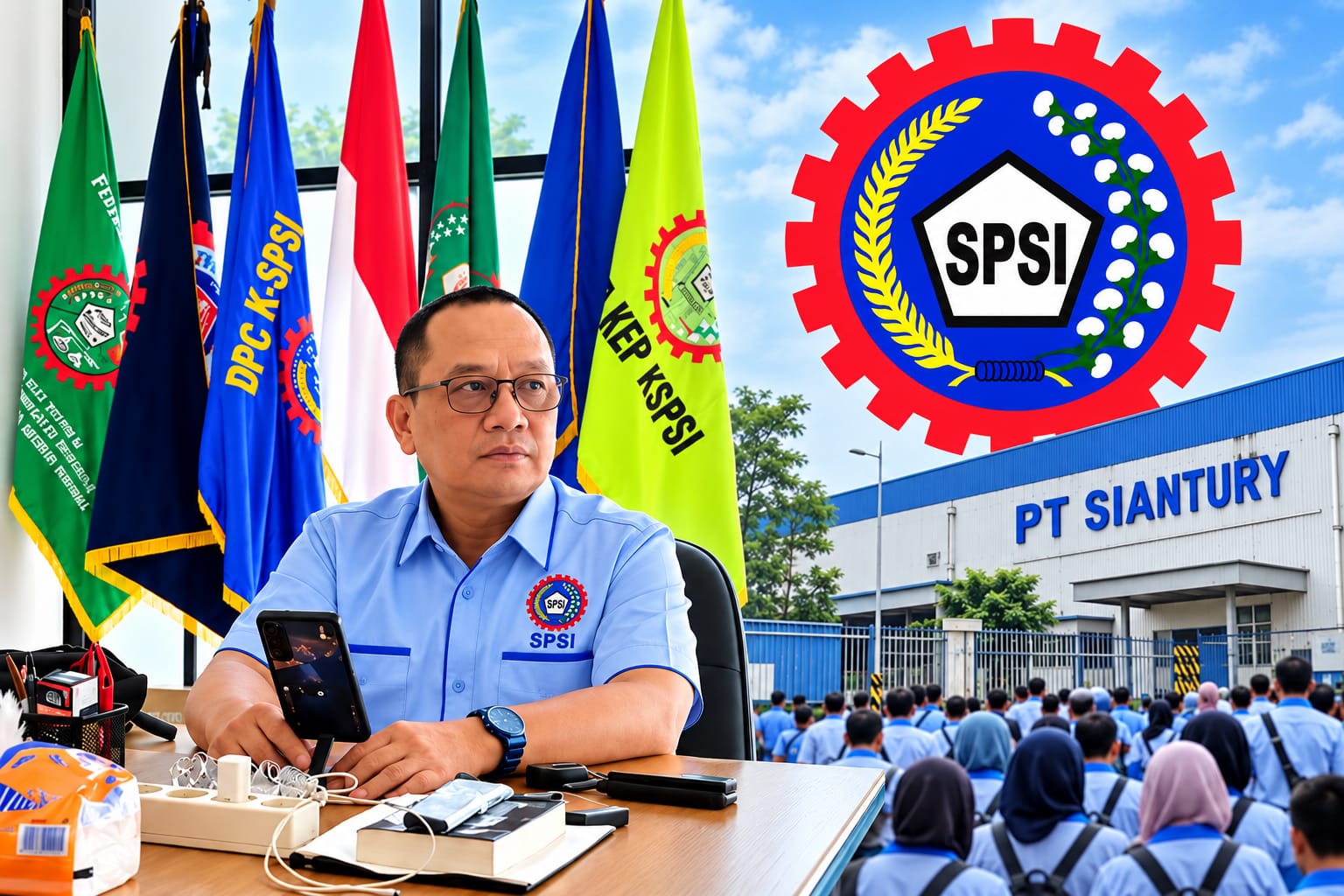 Banten Disorot! KSPSI Desak Gubernur dan Bupati Tangerang Tindaklanjuti Dugaan Pelanggaran Upah di PT Siantury Balaraja